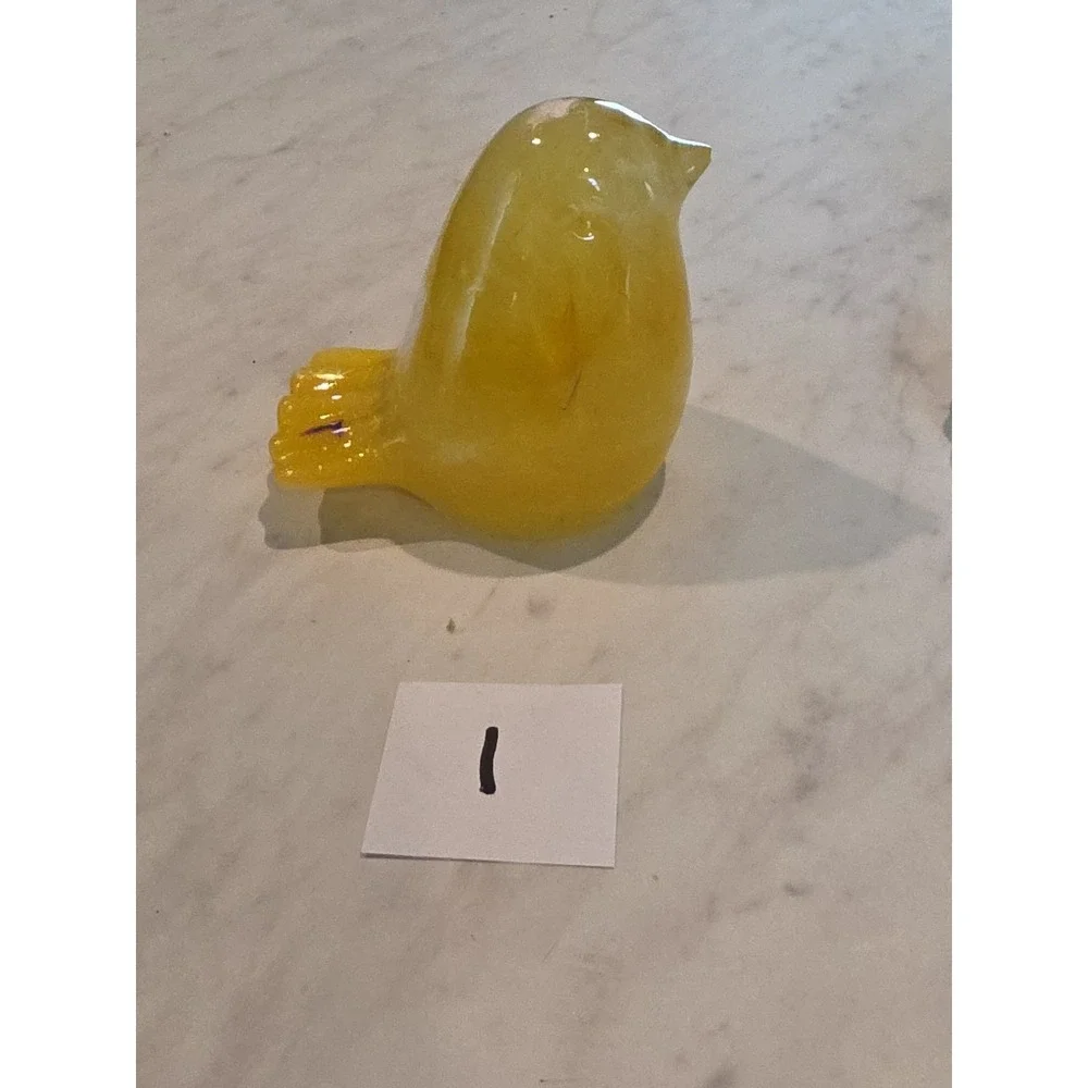 Handmade Resin Worry Birds